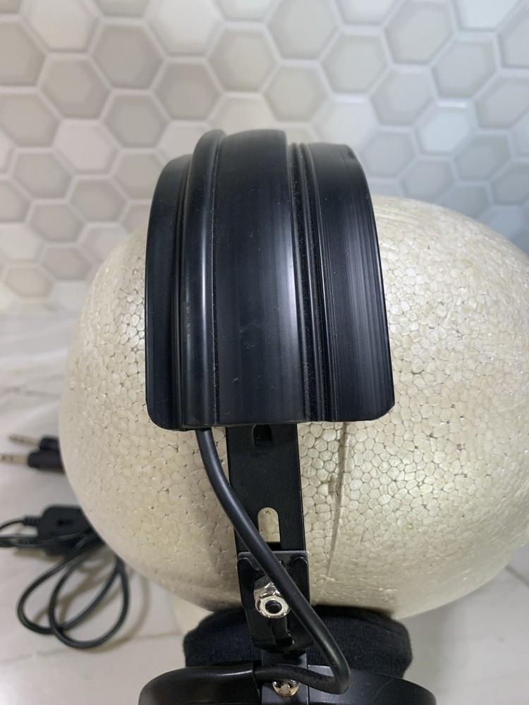 Flightcom Aviation Headset Black Model Unknown