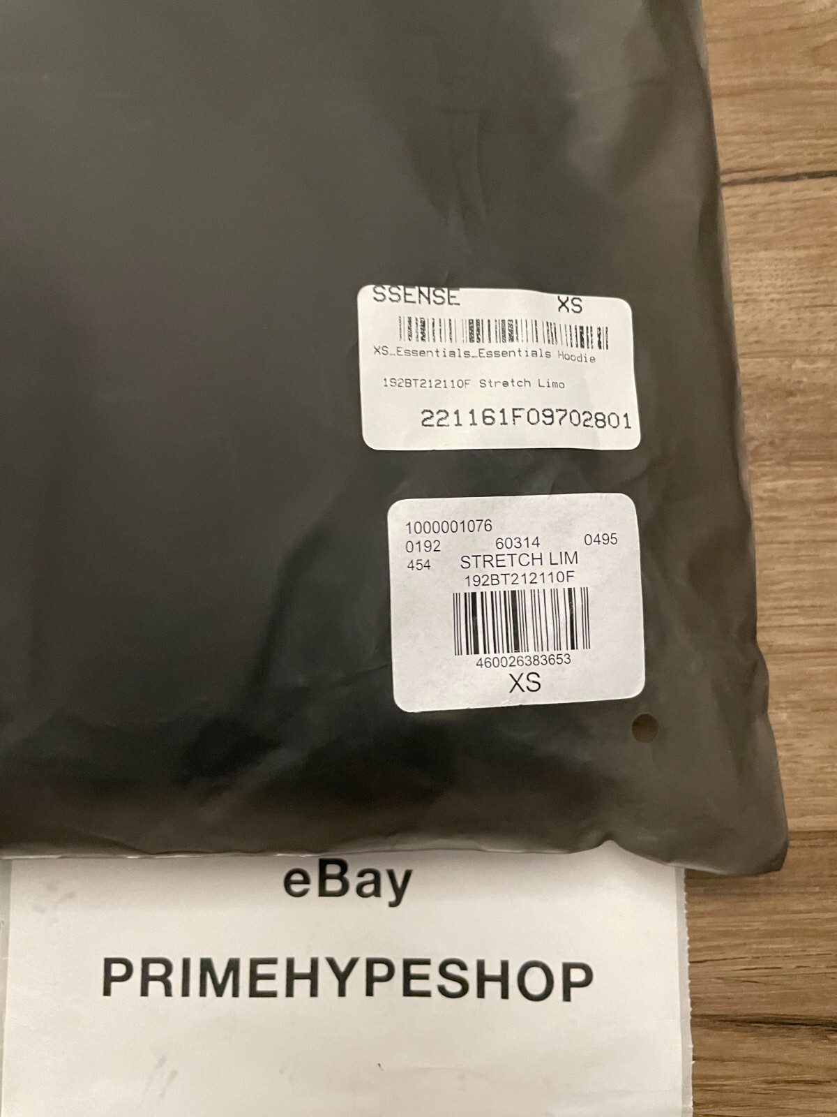 NEW Fear of God Essentials Hoodie Stretch Limo Black Size XXS-XL FREE SHIPPING