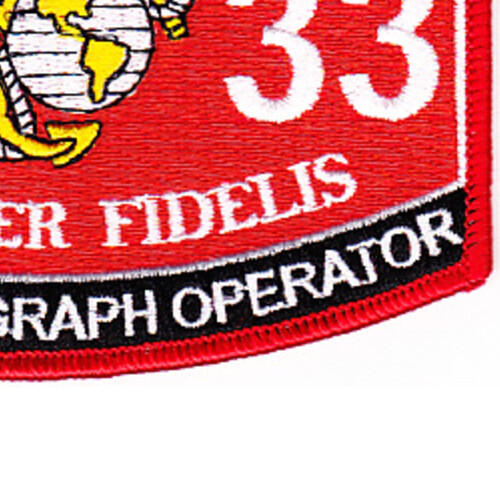Military Occupational Specialty 2533 Radio Telegraph Operator MOS Patch