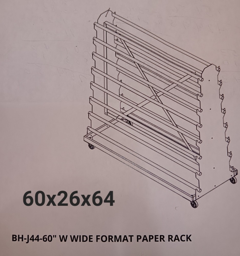 Wide Format Paper Rack