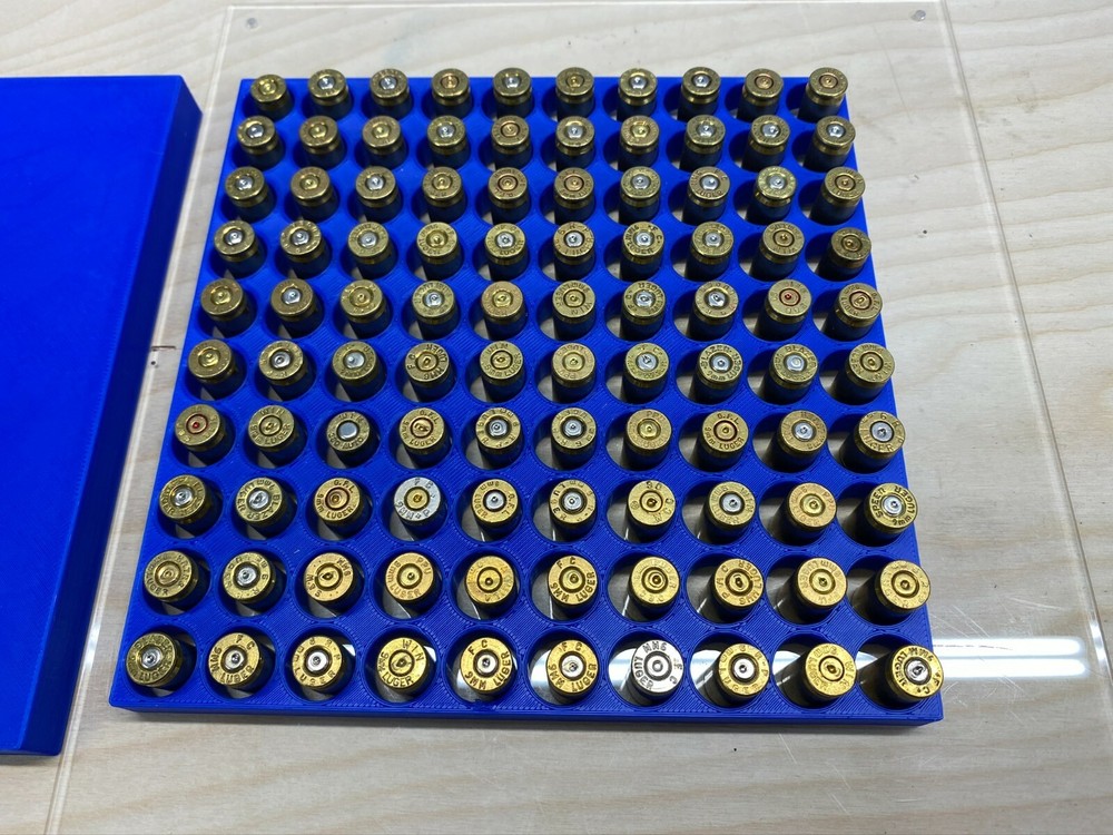 Utley Sort - Brass Sorter - sorting .380 from 9mm - SMALL Blue