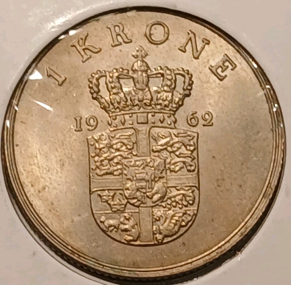 1962 Denmark 1 Krone