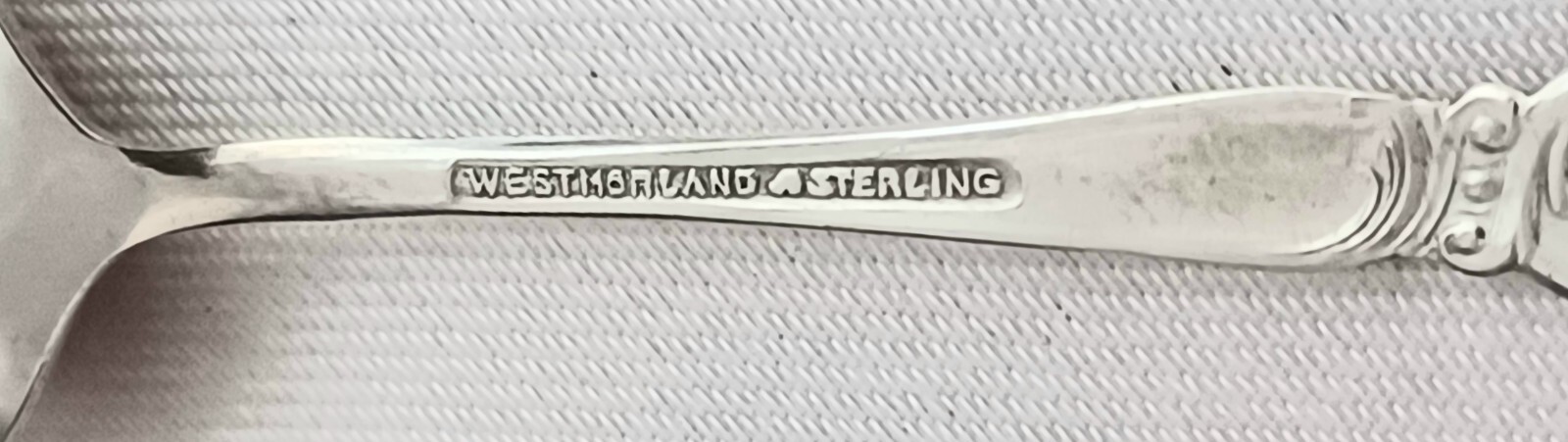 Enchanting Orchid by Westmorland Boxed Sterling Salt Spoon Set w/ Glass Cellars