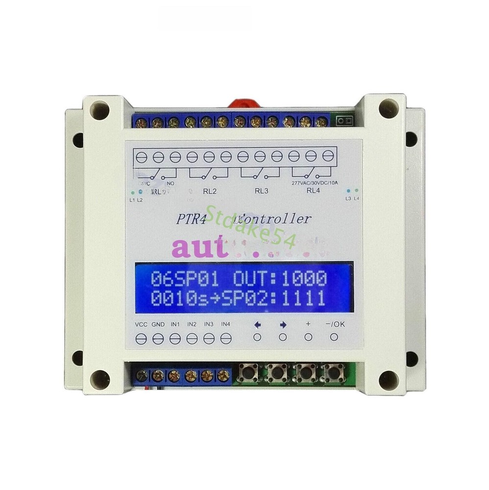Four programmable time relay-99step multi-channel timer ModuleController PTR4-SP