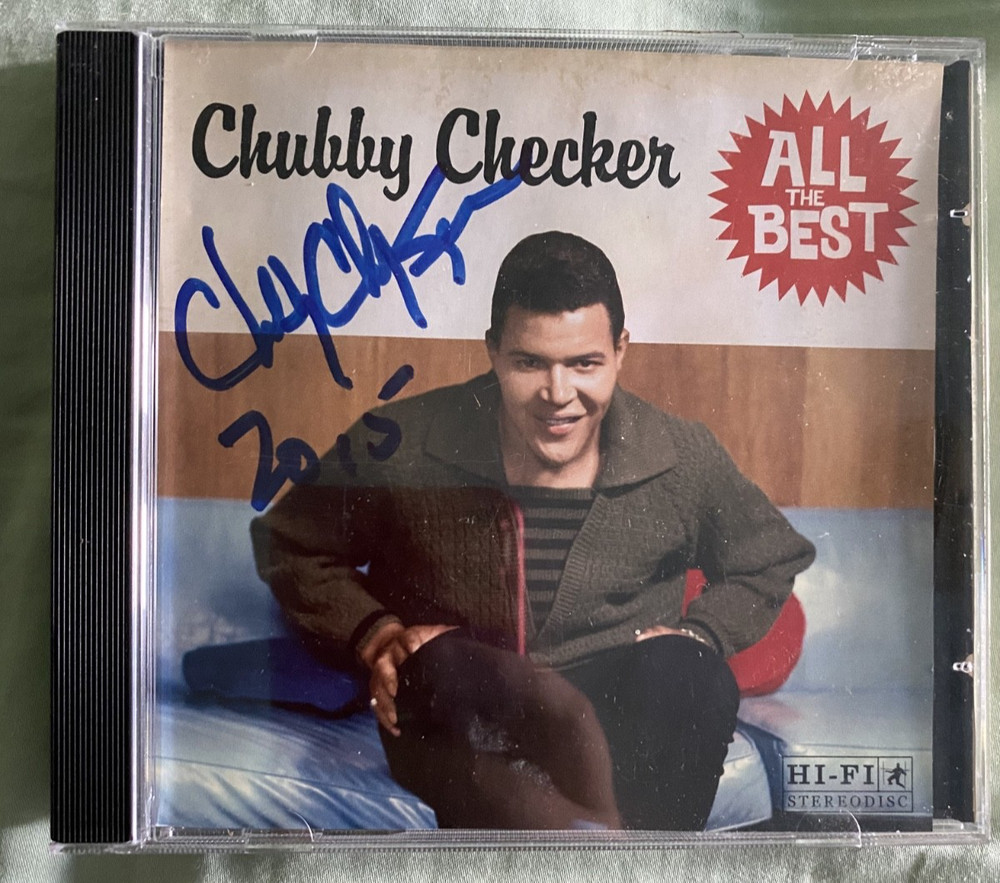 Chubby Checker signed All the Best CD - AUTHENTIC