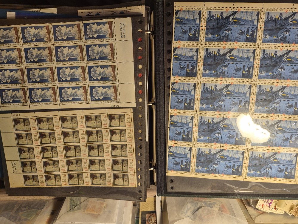 U S Classic N Blocks Set Mixed Lot, Mostly Mint With Few Uesd