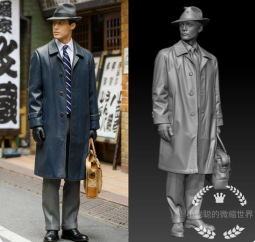 12pcs items 1/43 painted figure