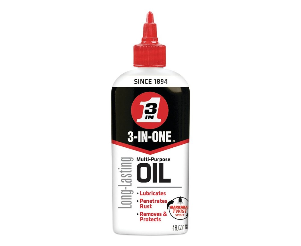 3-IN-ONE 100703 4 Oz. Drip Can Multi-Purpose Lubricant Clear Amber