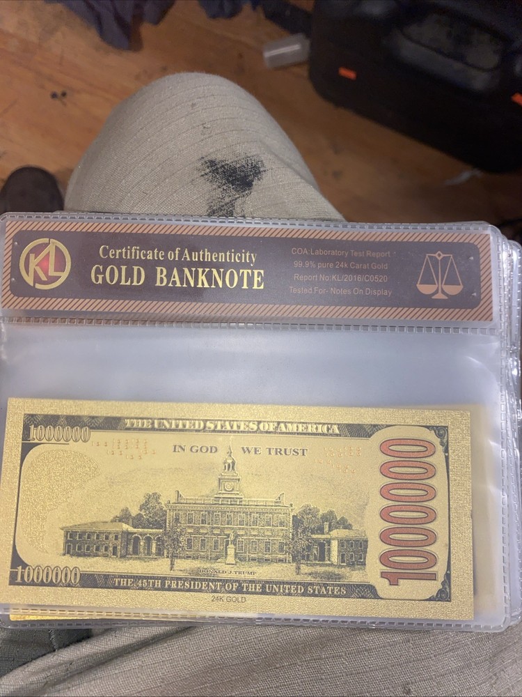 President Trump Gold Notes
