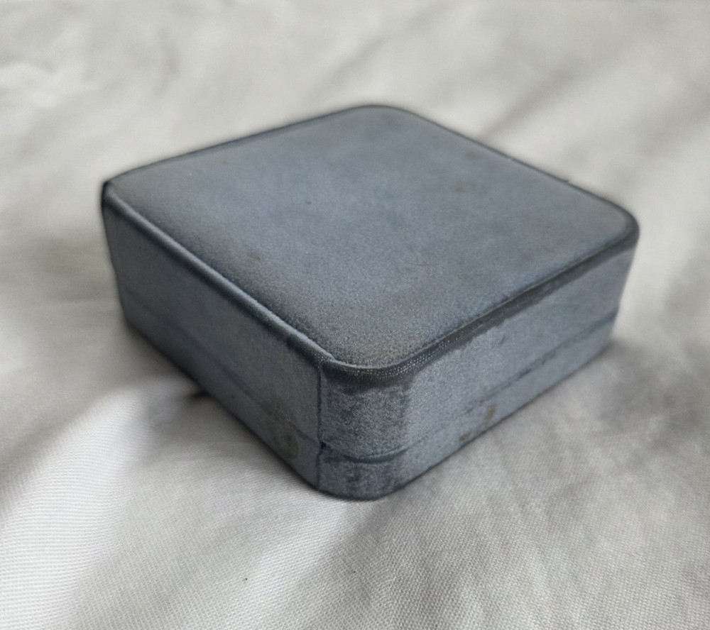 Vintage Ave Maria Italian Pink ish Glass Bead Rosary Pope John Paul II ITALY