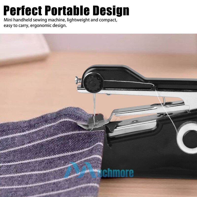 Mini DIY Portable Sewing Machine Electric Tailor Stitch Handheld Cordless Kit