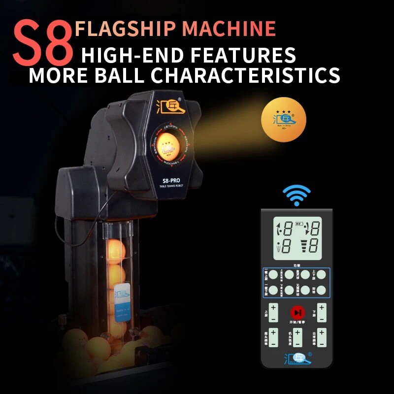 Huipang Robot for Table Tennis Serving Robot Machine Full-automatic Programmable