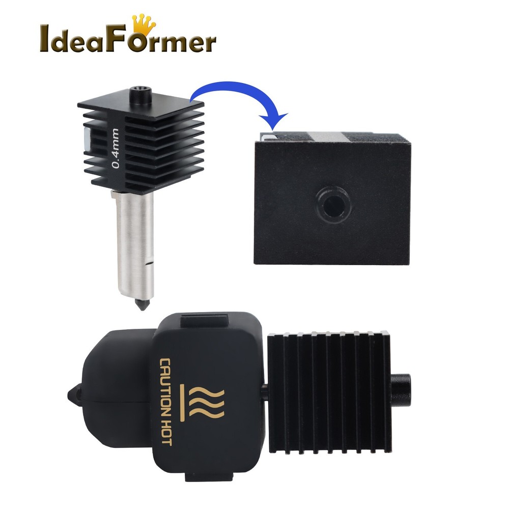 For Bambu Lab A1/A1 Mini 3D Printer Hotend Extruder Nozzle Kit 0.4mm