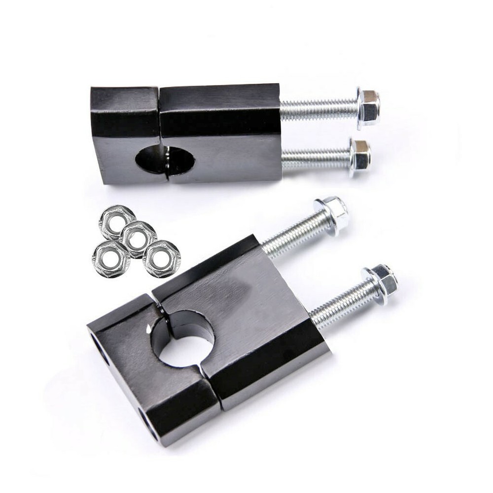 7/8" Triple Tree 22mm Handlebar Riser Clamps For Motorcycle Front Fork SDG