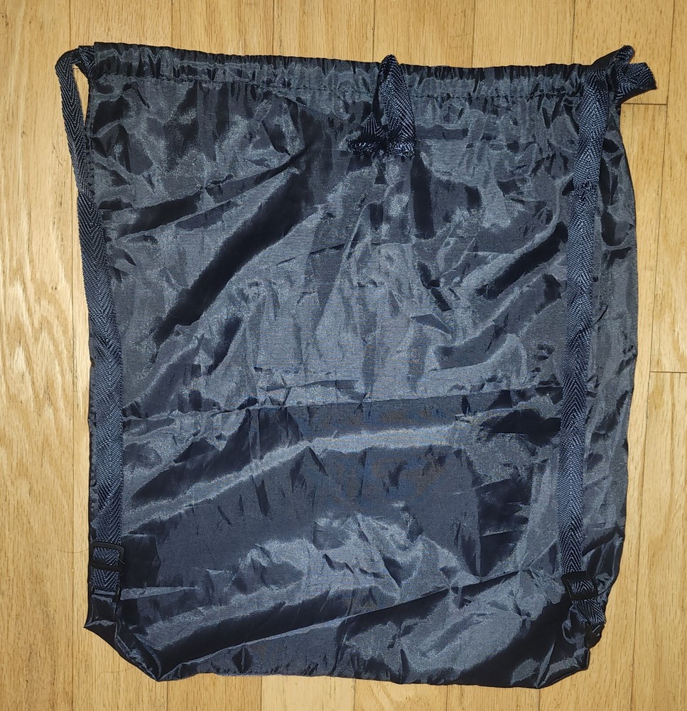 SKECHERS "We Make A Great Pair" Handle Drawstring Blue Bag/Backpack 17" X 19"