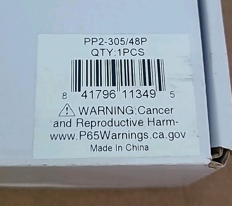 NEW Unshielded 48 Port CAT6 Patch Panel PP2-305/48P FAST SHIP