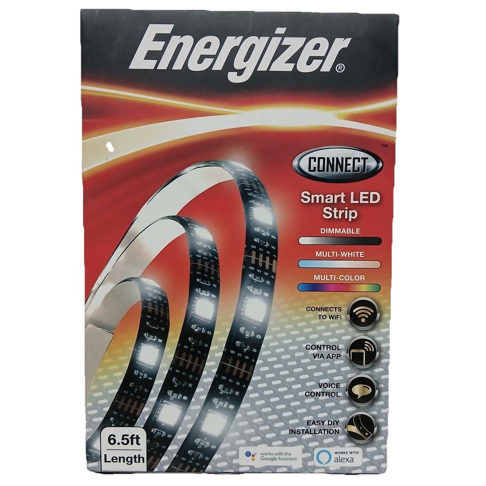 Multi-Colored Smart LED Strip whit Controller and USB Wall Charger 6.5ft