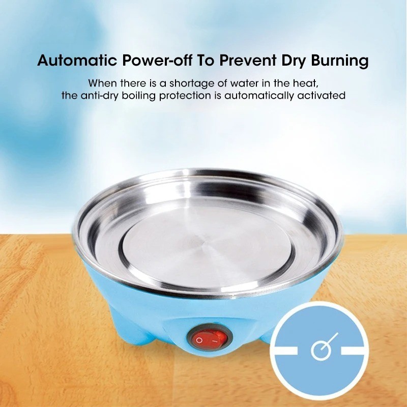 Automatic Egg Cooker, 7 Eggs Steamed & Boiled Egg Machine for Breakfast
