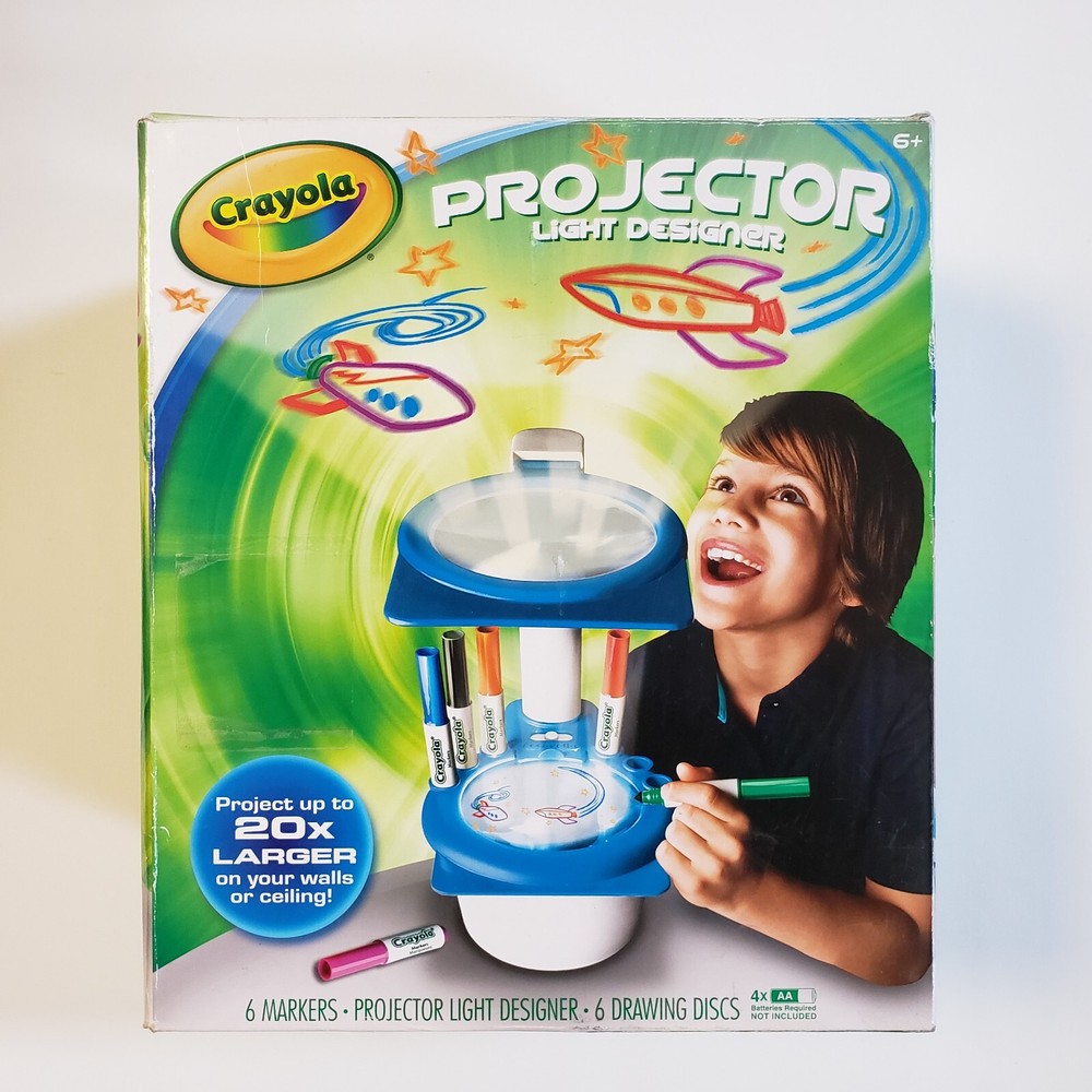 Crayola Projector Light Designer Project 20x Larger Draw Trace Play Games