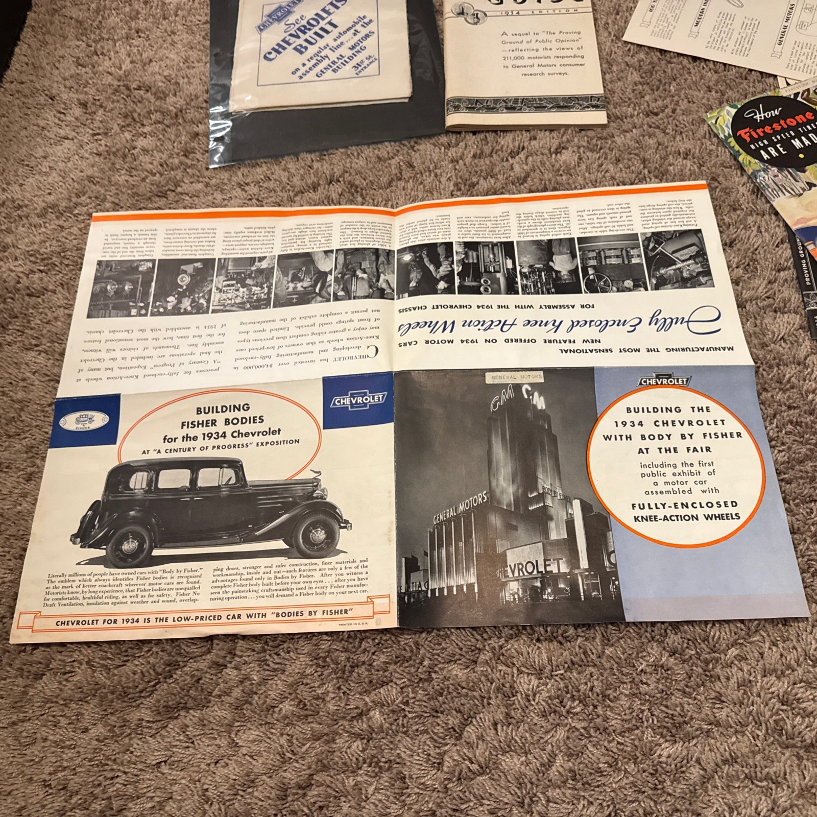 Chevrolet, GM, Ford Vintage Advertising - World’s Fair Century Of Progress