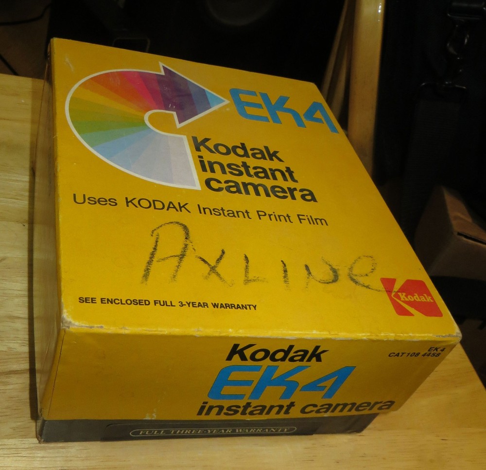 Vintage 1976 Kodak EK4 Instant Camera Print Control