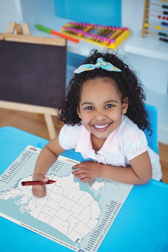 of America Map Learning Mat