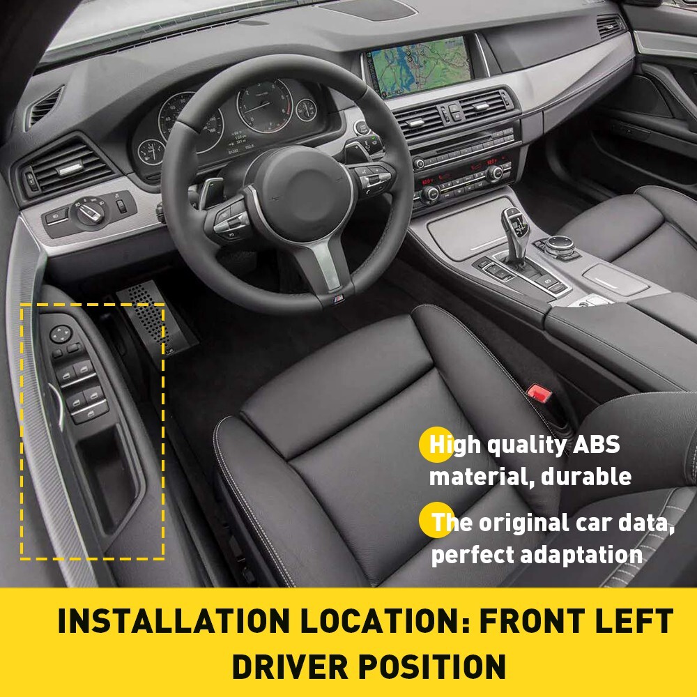 Door Window Control Switch Panel Bezel Front Left Driver For 2010-2016 BMW 528i