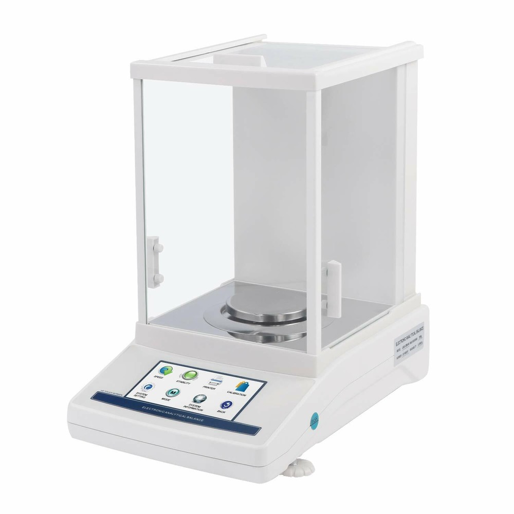 U.S. Solid 0.1mg Precision Lab Analytical Balance 220x0.0001g With Touch Screen