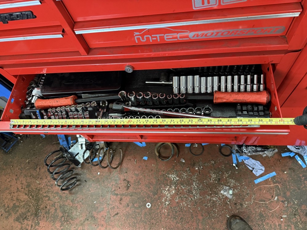 Snap On Tool Box Roll Cab Lock N Roll Drawer Latch Replacement 30" Inch length
