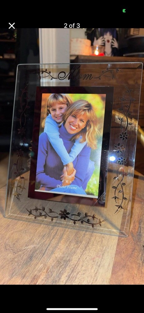 4x6 Mom clear picture frame