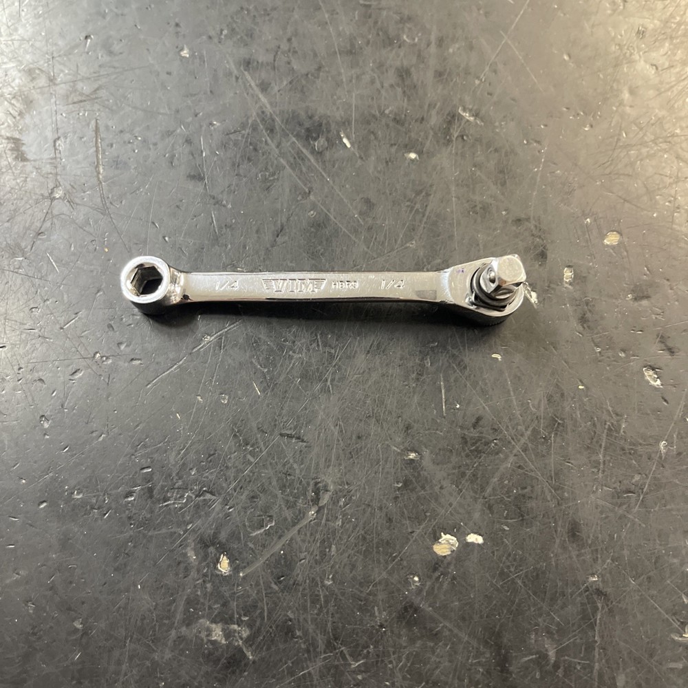 VIM Tools HBR3 - 1/4" Hex Micro Bit Low Profile Ratchet
