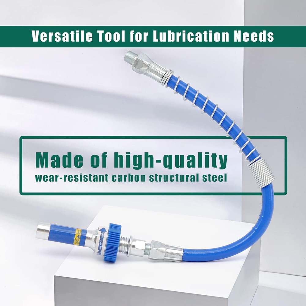 Lube Pro Plus Grease gun fitting Coupler Lock-on High Pressure Grease Coupler, 1