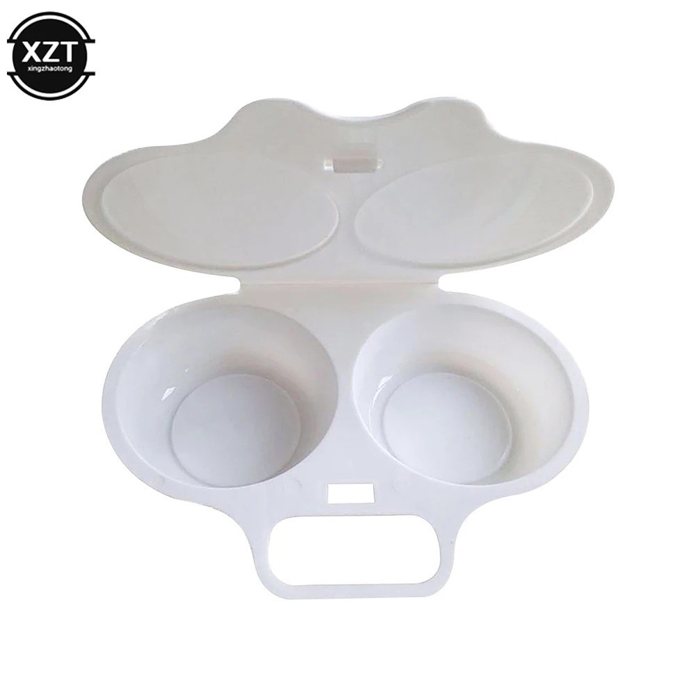 Food Grades Plastic Microwave Cooking Eggs Steamer Convenient Kitchen Cooking Mo