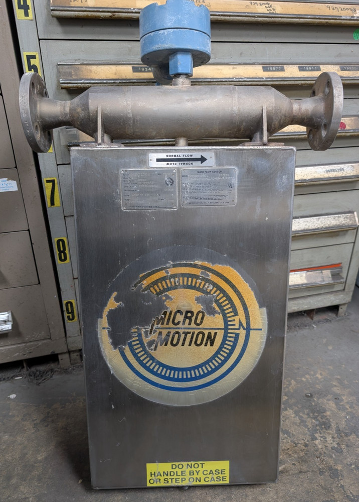 🤪 EMERSON MICRO MOTION MASS FLOW SENSOR DS100S128SU W/ COVER
