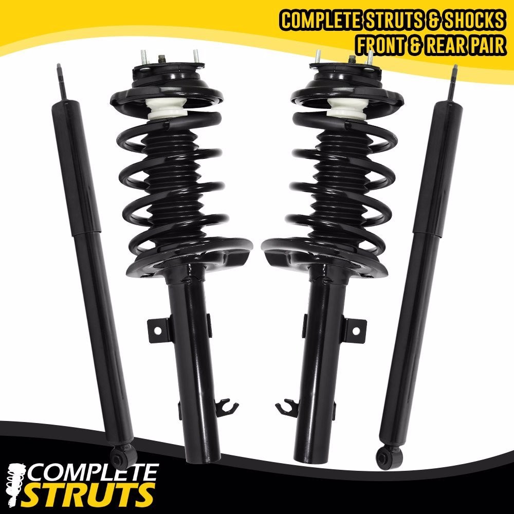 2006-2011 Ford Focus Front Quick Complete Strut & Rear Shock Absorber Bundle