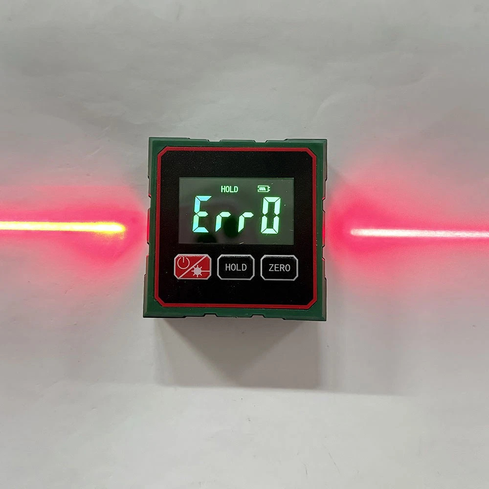 Digital Angle Finder with Electronic Laser 4-Side Magnetic Protractor Angle Gaug
