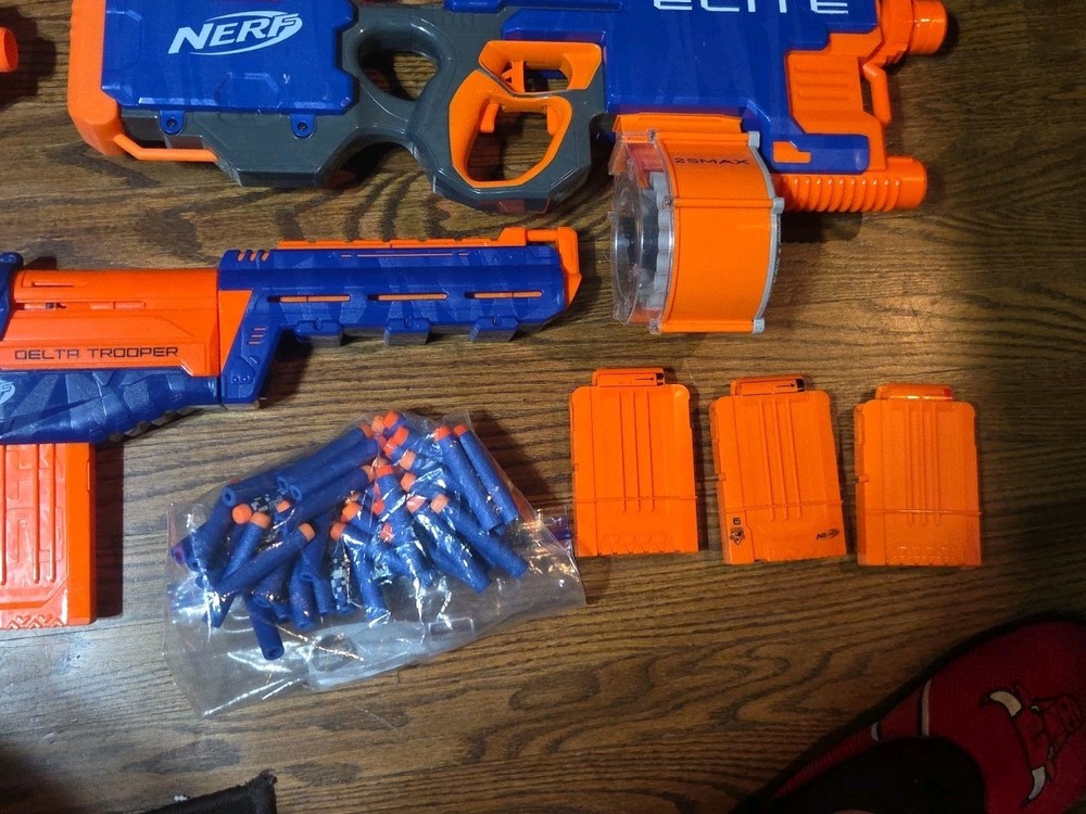 Six Nerf Elite Blasters, Hyperfire Stratobow Rampage And More