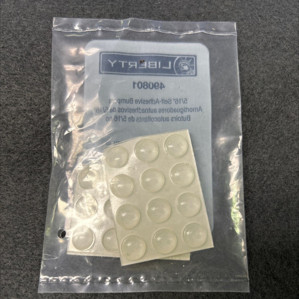 (24-Pack) 5/16" Adhesive Bumper