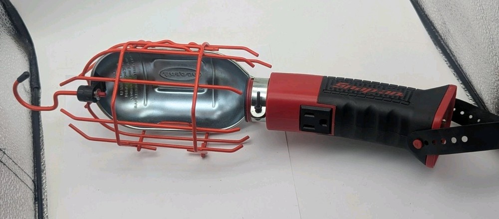 SNAP ON TOOLS 120V Shop work Light Standard Bulb Socket NICE CONDITION