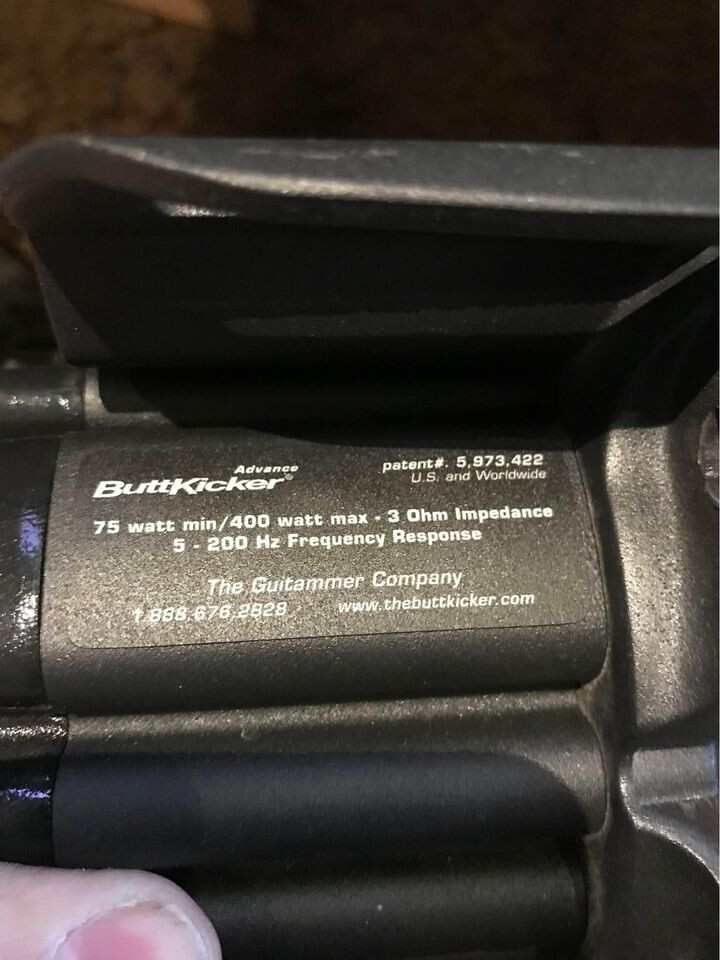 Buttkicker Advance Bass Shaker