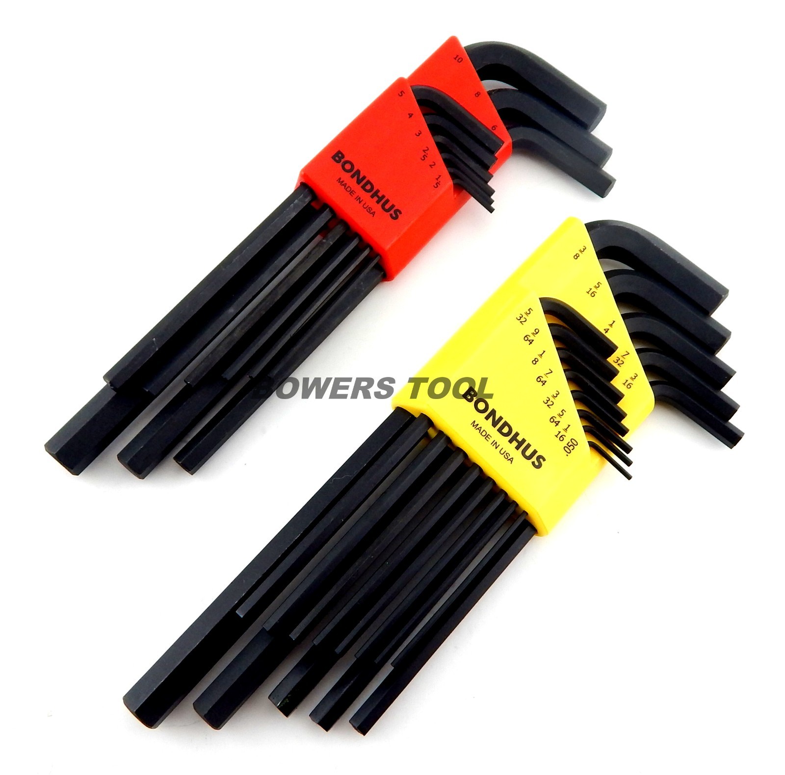 Bondhus 22pc Hex L Wrench Set Metric SAE Standard Inch MADE IN USA 22199