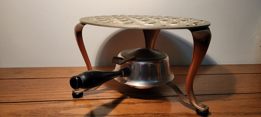 VINTAGE CHAFING /WARMING/TRAY/STAND/BURNER WARMING STAND