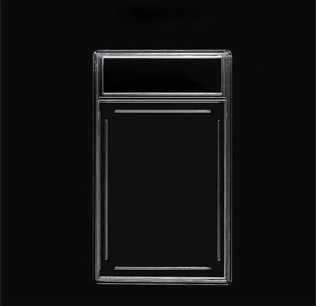 Empty Graded Card Slab Clear 35pt Compared to PSA For Trading and sports cards