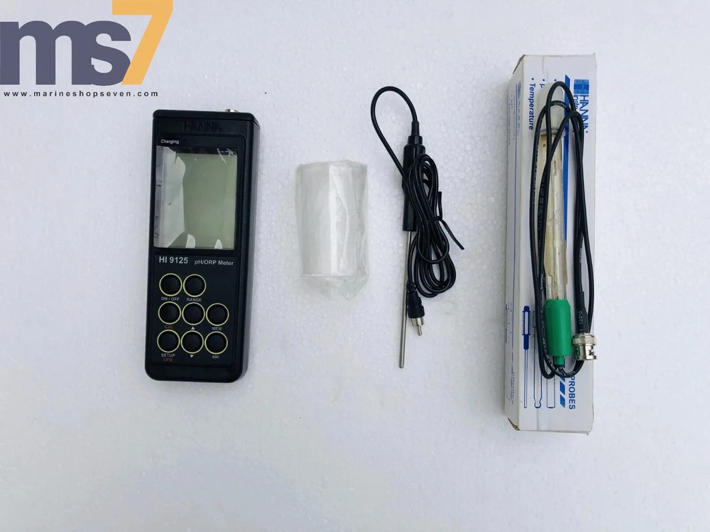 HANNA INSTRUMENTS HI9125 pH/ORP METER WITH CASE #NOT WORKING