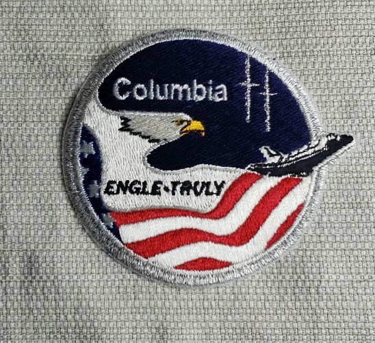 NASA Space Shuttle Columbia STS 2 Mission Patch Engle Truly