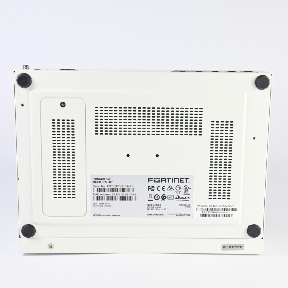 【Select License Duration】 Fortinet FG-40F Fortigate-40F Network Security Working