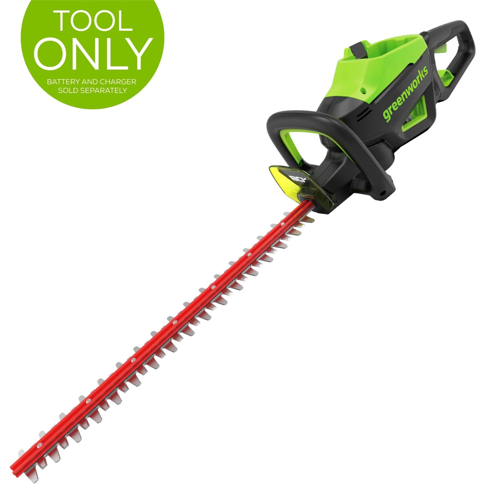 Greenworks 80V 26" Cordless Hedge Trimmer Electric Hedge Trimmer, Tool Only