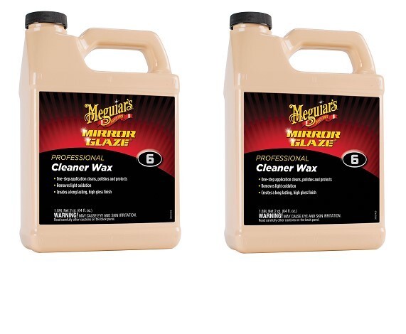 Meguiars M0664 Liquid Cleaner Wax 64 Oz. (2 Pack)