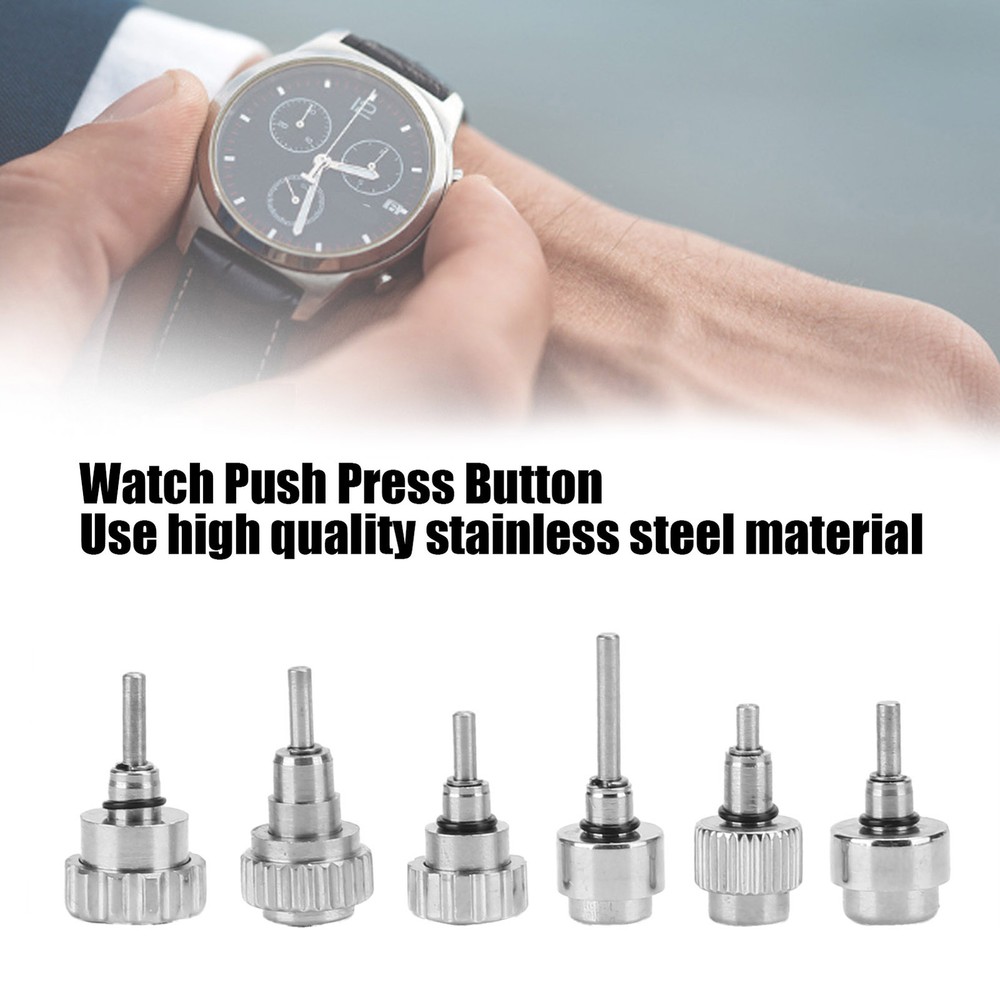 1 Box Watch Button Watch Pusher Press Button Watchmaker Repairing Accessory