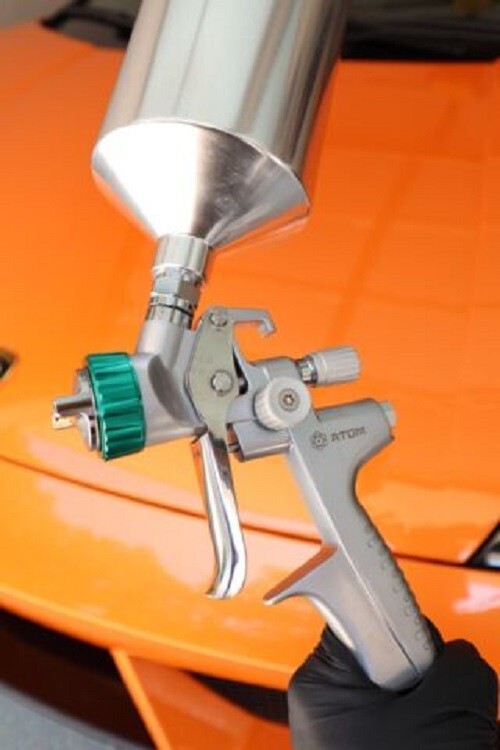 🚘 Atom X27 HVLP Spray Gun – Pro Auto Paint Tool + FREE GunBudd Light System!